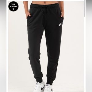 Black Nike joggers
